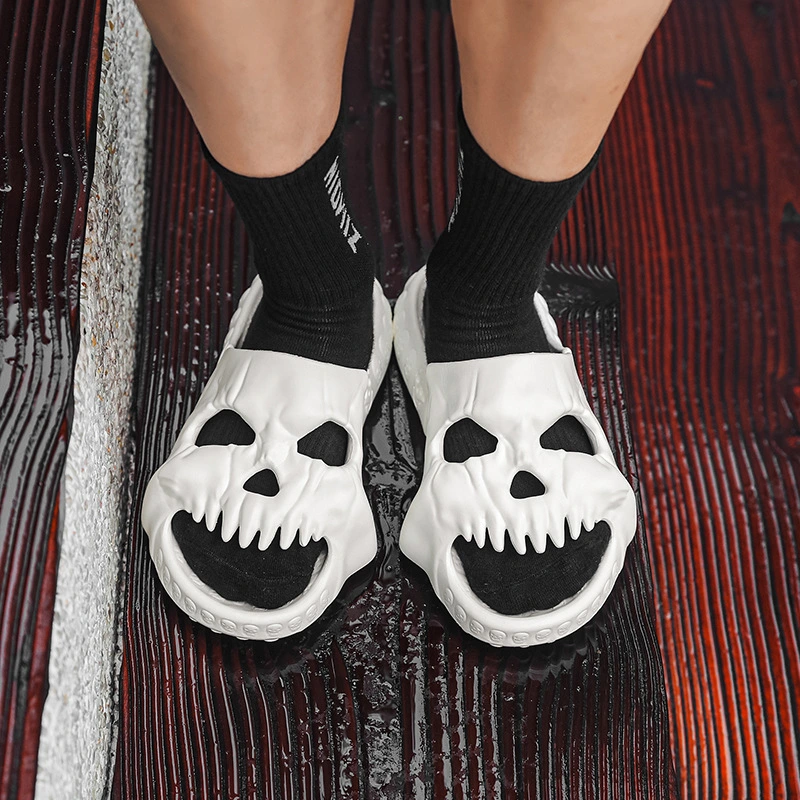 Men′s Leisure Outdoor Skull EVA Home Floor Slippers