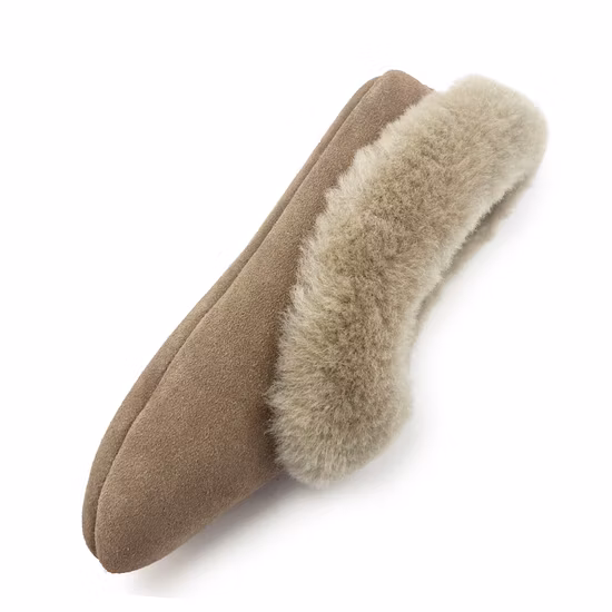 Venta caliente de piel de oveja genuina botas de mujer para el estilo de los hombres en casa