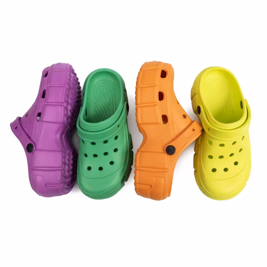 Sandalias de plataforma para mujer, zapatillas de verano para mujer, sandalias con cuña, zuecos para exteriores, zapatillas de playa gruesas, chanclas, zapatos de jardín